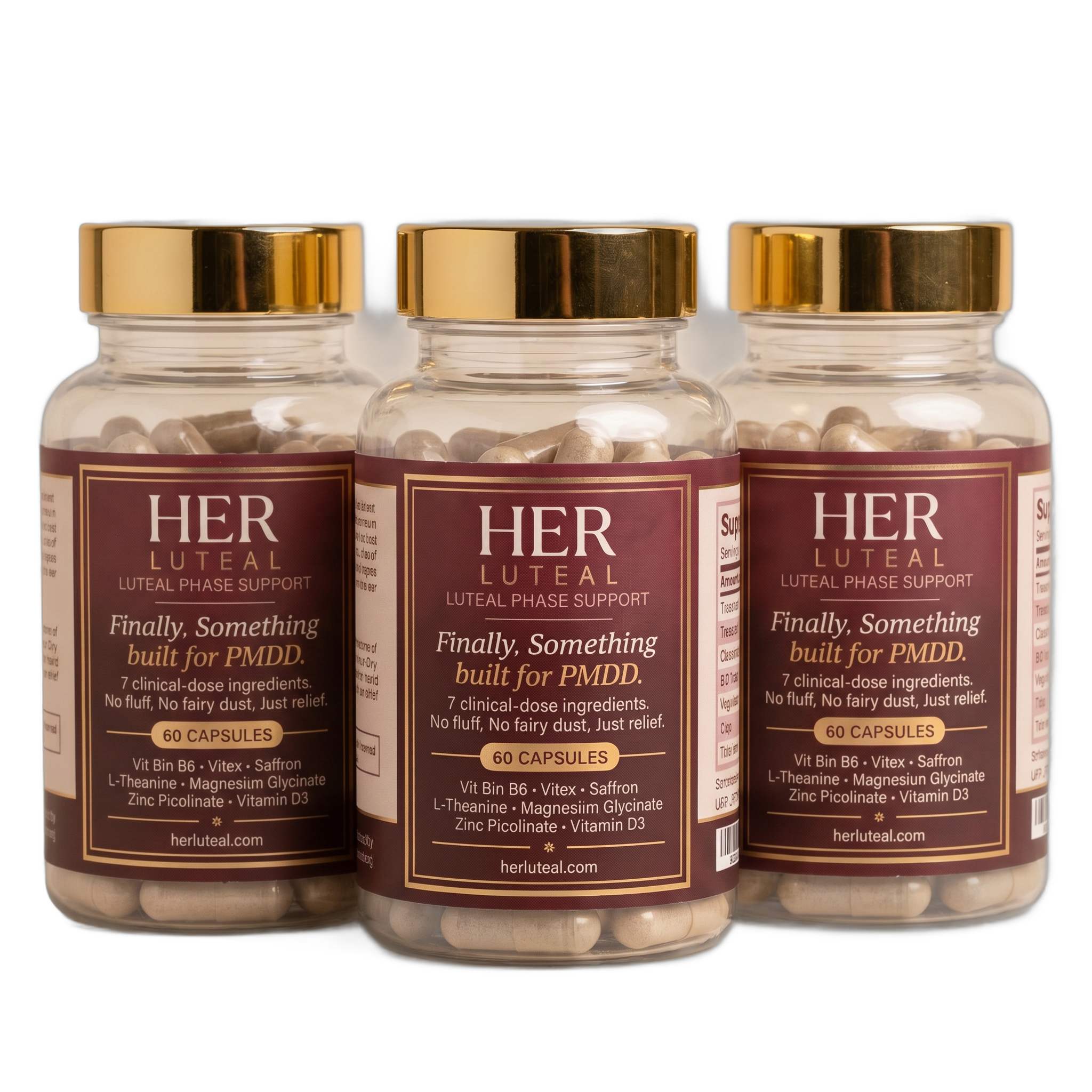 HerLuteal 3 Bottles — Most Popular Bundle